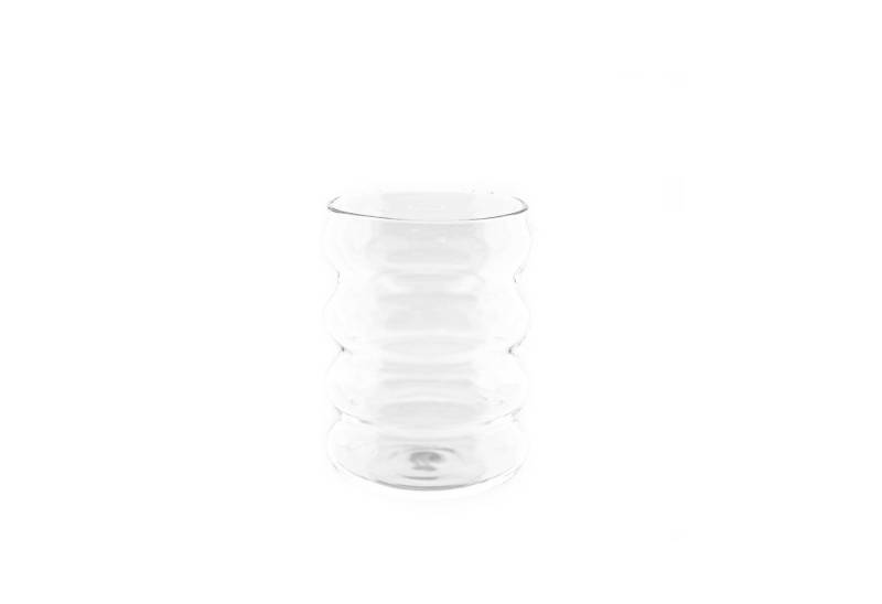 Mulex Gläser-Set Mulex Glas Wave Getränkebecher Cocktail Kaffeegläser - 300 ml von Mulex
