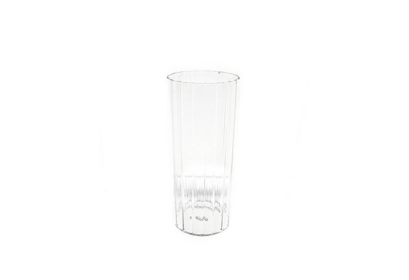 Mulex Glas Glas 2er Set Stripe Riffel Glas, Glas, Hitzebeständig 400ml von Mulex