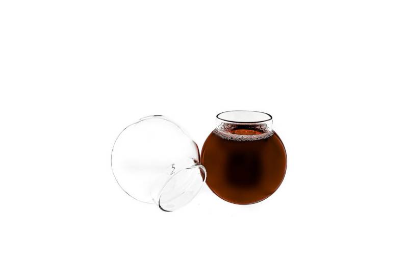 Mulex Glas in Bubble-Design Hitzebeständig aus Borosilikatglas - 350ml von Mulex