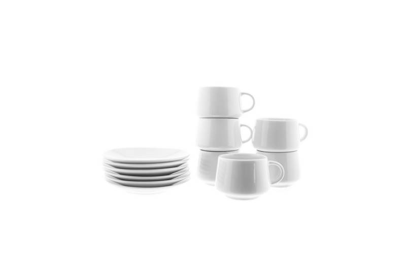 Mulex Kaffeeservice Mokkatassen-Set aus Porzellan – für stilvollen Kaffeegenuss zu Hause von Mulex