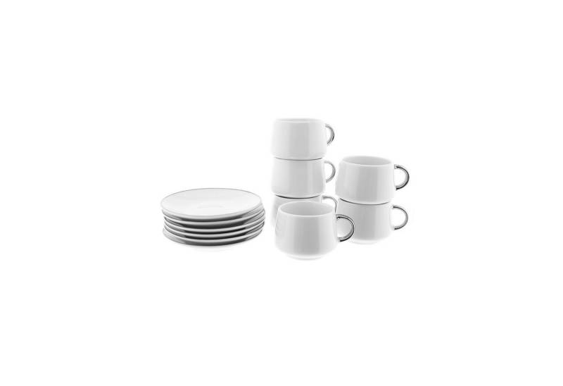 Mulex Kaffeeservice Mokkatassen-Set aus Porzellan – für stilvollen Kaffeegenuss zu Hause von Mulex