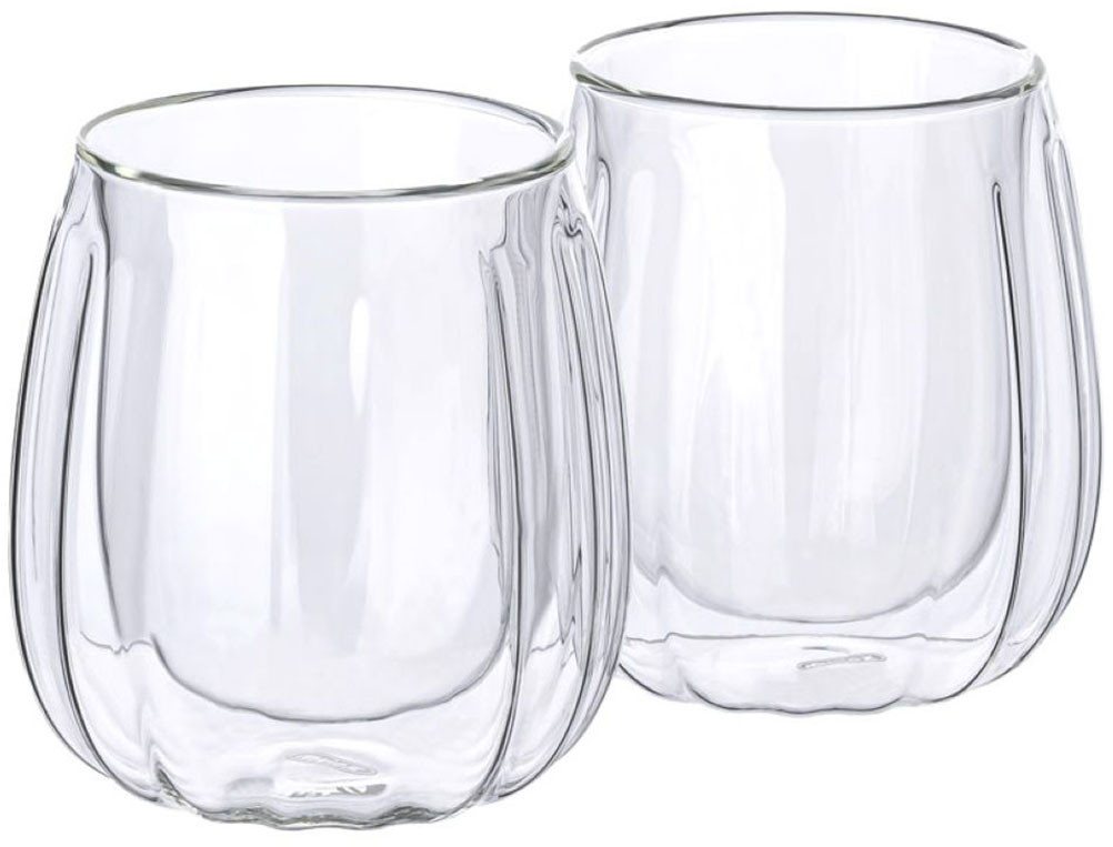 Mulex Latte-Macchiato-Glas Mulex Gläser Set Chicago, Borosilikatglas, doppelwandig, ideal f. Kaffee, Cappuccino, Latte Macchiatto, 2tlg Mulex Latte-Macchiato-Glas Mulex Gläser Set Chicago, Borosilikatglas, doppelwandig, ideal f. Kaffee, Cappuccino, Latte Macchiatto, 2tlg von Mulex