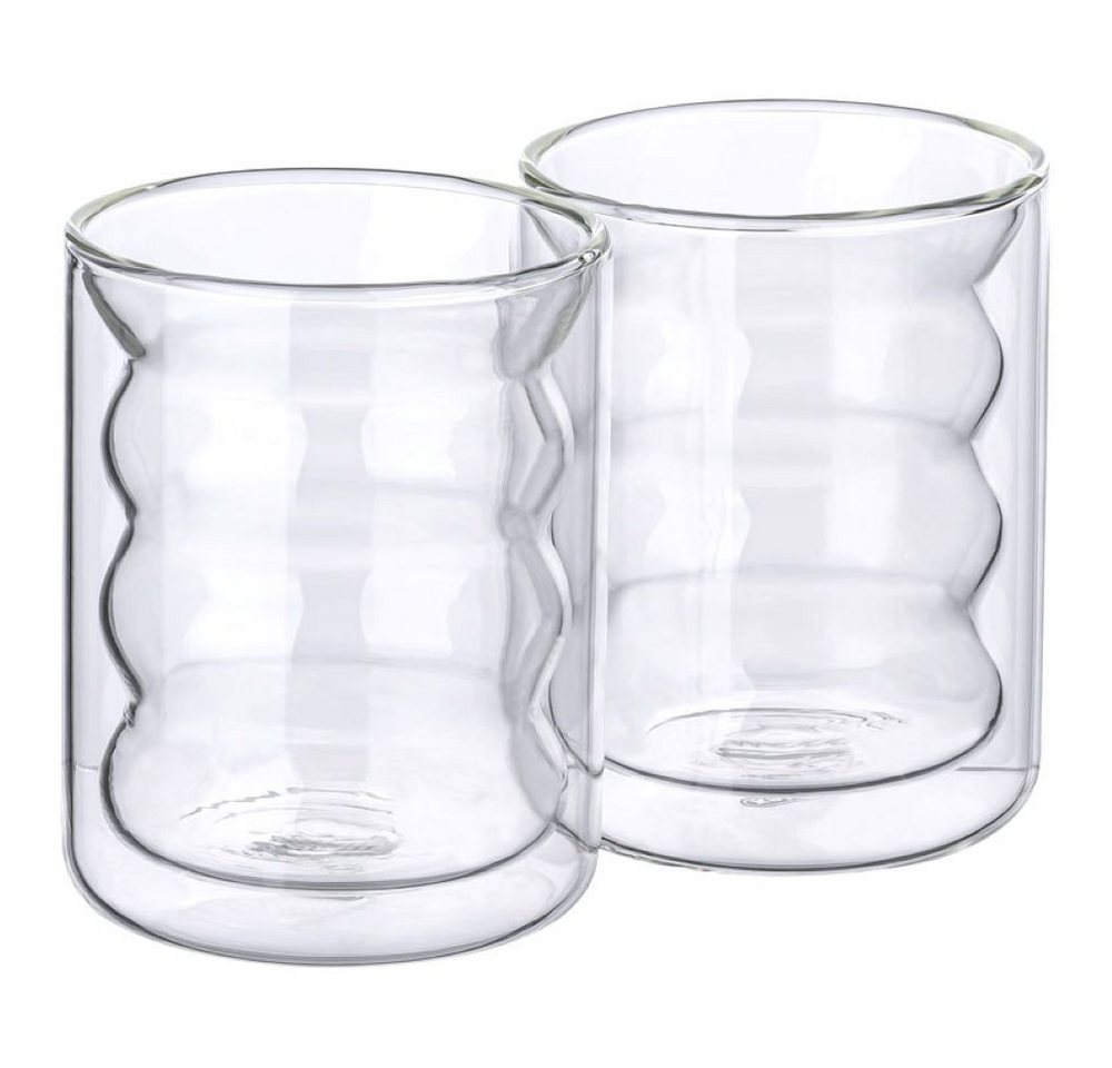 Mulex Latte-Macchiato-Glas Mulex Gläser Set San Diego, Borosilikatglas, doppelwandig, ideal f. Kaffee, Cappuccino, Latte Macchiatto, 2tlg Mulex Latte-Macchiato-Glas Mulex Gläser Set San Diego, Borosilikatglas, doppelwandig, ideal f. Kaffee, Cappuccino, Latte Macchiatto, 2tlg von Mulex