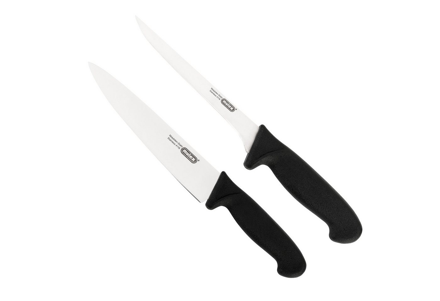 Mulex Messer-Set Fleischmesser 17,5 cm plus Filiermesser 15,5 cm (2-tlg) von Mulex