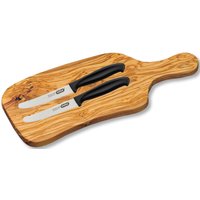 Mulex Schneidebrett "Pisa" Handmade, inkl. 2 extrascharfe Universal Tafelmesser Mulex Schneidebrett "Pisa" Handmade, inkl. 2 extrascharfe Universal Tafelmesser von Mulex