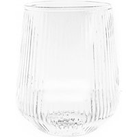 Wassergläser Gläser Trinkgläser Set geriffeltt 430ml transparent von Mulex