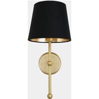 California Modern Messing Wandleuchte Mit Stoffschirm California Modern Messing Wandleuchte Mit Stoffschirm von MullanLighting