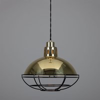 Chester Industrial Käfig Fabrik Pendelleuchte 32cm von MullanLighting