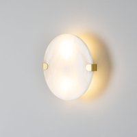 Dundee Circular Alabaster Wandleuchte von MullanLighting