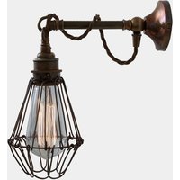 Edom Industrielle Käfig Wandleuchte An Haken von MullanLighting