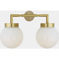 Jordan Double Glass Globe Badezimmer Wandleuchte Ip65 von MullanLighting