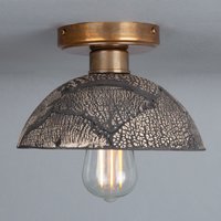 Kauri Organic Keramik Dome Deckenlampe 20cm, Schwarzer Ton Kauri Organic Keramik Dome Deckenlampe 20cm, Schwarzer Ton von MullanLighting