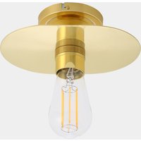 Kigoma Vintage Messing Shade Deckenleuchte Kigoma Vintage Messing Shade Deckenleuchte von MullanLighting