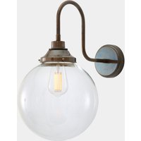 Laguna Clear Globe Schwanen-Hals-Wandleuchte 25 cm Ip44 von MullanLighting