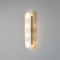 Lothian Oval Alabaster Wandleuchte von MullanLighting