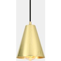 Moya Modern Messing Zapfen Pendelleuchte 14cm von MullanLighting