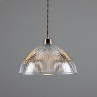 Nova Prismatic Glaskuppel Pendelleuchte 11, 8 "' | 30 cm von MullanLighting