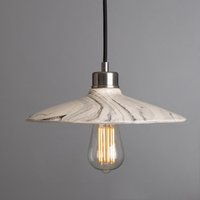 Pyrus Marmorierte Keramik-Pendelleuchte, 11 "' | 28 cm von MullanLighting