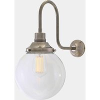 Riad Klar Glas Globe Schwan Hals Wandleuchter 20 cm Riad Klar Glas Globe Schwan Hals Wandleuchter 20 cm von MullanLighting