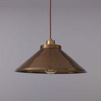 Rio Vintage Moderne Messing Pendelleuchte 15 "' | 38 cm von MullanLighting