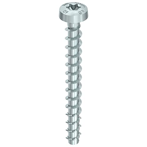 HECO 48485 MMS Plus Halbrundkopf 6.0X 50 verzinkt Multi-Monti Schraubanker mit Zulassung, 6.0 x 50 mm, 100 Stück HECO 48485 MMS Plus Halbrundkopf 6.0X 50 verzinkt Multi-Monti Schraubanker mit Zulassung, 6.0 x 50 mm, 100 Stück von HECO
