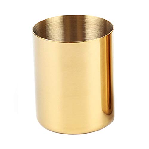 MultiBey Goldener Stifthalter, einfache goldene Mini-Vase (Gold) von MultiBey