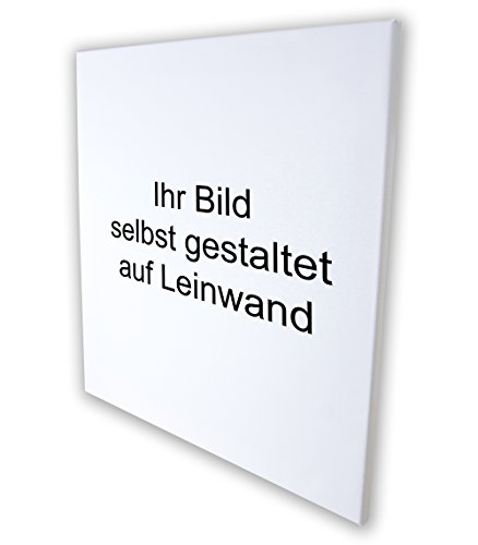 MultiBrands Foto auf Leinwand (40 x 80 cm) JETZT SELBST GESTALTEN - mit eigenem Wunschmotiv, individuell bedruckt, Holz-Keilrahmen, problemlos online editiert ohne Umwege von MultiBrands