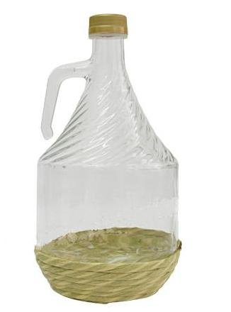 GLASBALLON GÄRBALLON Flasche GLASFLASCHE WEINBALLON Glas Ballon im GEFLECHT 2L NEU BDO2Z von MultiDepot