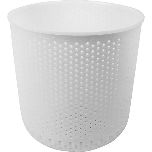 Browin 411314 Große, weiße Runde Käseform mit den Abmessungen 16 x 16 x 16,5 cm für 1 kg Käse für hausgemachte Labkäse, 1000 g, für 1000 g von Browin