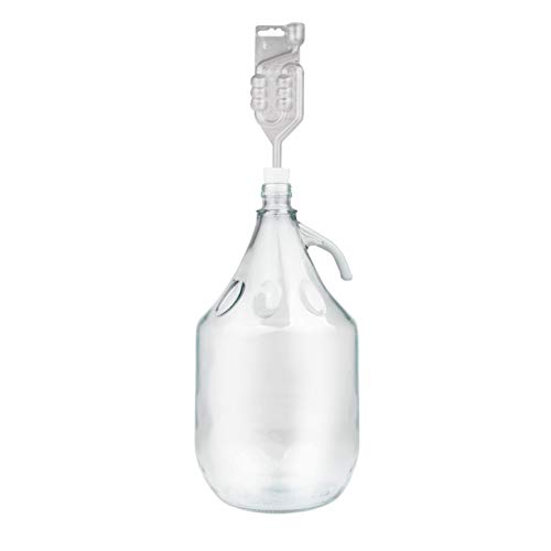 SET 4tlg. FLASCHE GÄRBALLON + STOPFEN + GÄRRÖHRCHEN + SCHRAUBVERSCHLUSS 5L BDP5Z SET 4tlg. FLASCHE GÄRBALLON + STOPFEN + GÄRRÖHRCHEN + SCHRAUBVERSCHLUSS 5L BDP5Z von MultiDepot