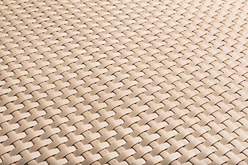 MultiMix24 Balkon Sichtschutz ohne Bohren 110 x 800 cm Beige - Balkonsichtschutz Meterware Sichtschutzmatte Windschutz Sonnenschutz für Terrasse - Balkonverkleidung Zaunblende mit Kabelbindern von MultiMix24