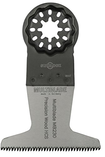 Multiblade Starlock Sägeblatt breit gebogen Japanverzahnung 65mm (Holz, Gips, Kunststoff) MB230 von Multiblade