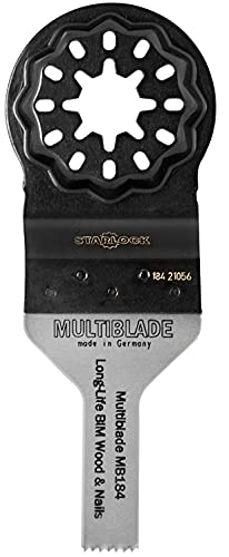 Multiblade Starlock Universell Bimetall-Sägeblatt 10mm (Holz, Metall, Kupfer, Aluminium, Nägel, PVC, Kunststoff) MB184 von Multiblade