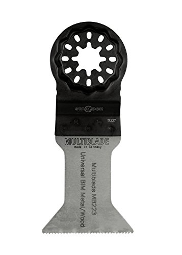 Multiblade Starlock Universell Bimetall-Sägeblatt 44mm (Holz, Metall, Kupfer, Aluminium, Nägel, PVC, Kunststoff) MB223 von Multiblade