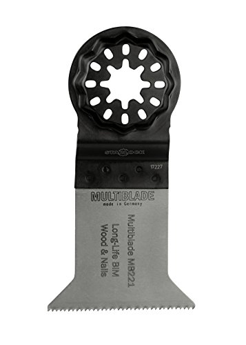 Multiblade Starlock Universell Bimetall-Sägeblatt 50mm (Holz, Metall, Kupfer, Aluminium, Nägel, PVC, Kunststoff) MB221 von Multiblade