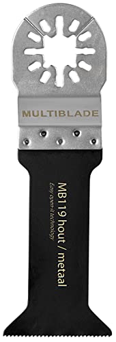 Multiblade Universell Bimetall-Sägeblatt Lang (Holz, Metall, Kupfer, Aluminium, Nägel, PVC, Kunststoff) MB119 von Multiblade