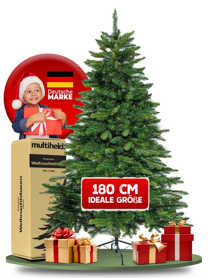 Multiheld Künstlicher Weihnachtsbaum 180cm naturgetreuer Tannenbaum für Weihnachten PE Spritzguss& PVC Mix, Eleganter Christbaum, Nordmanntanne, ChristmasTree,kein Nadelverlust Multiheld Künstlicher Weihnachtsbaum 180cm naturgetreuer Tannenbaum für Weihnachten PE Spritzguss& PVC Mix, Eleganter Christbaum, Nordmanntanne, ChristmasTree,kein Nadelverlust von Multiheld