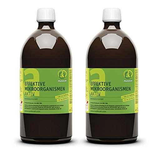 Effektive Mikroorganismen Aktiv (EM-Aktiv), Bodenhilfsstoff - Dünger 2 X 1 l Fl. von Multikraft