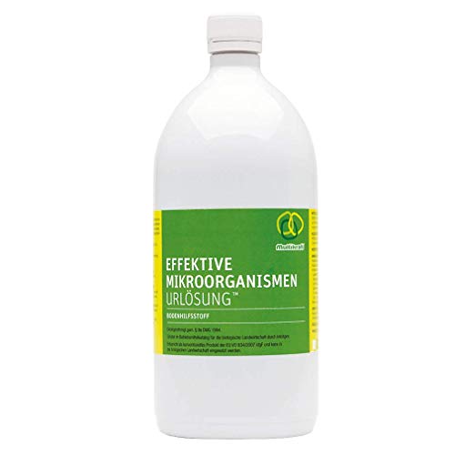 Multikraft EM Urlösung von Multikraft - Vielseitige Stammlösung mit ruhenden Mikroorganismen für Haus, Garten und Gewässer, aktivierbar durch Zuckerrohrmelasse, fördert Pflanzenwachstum, 1 Liter von Multikraft