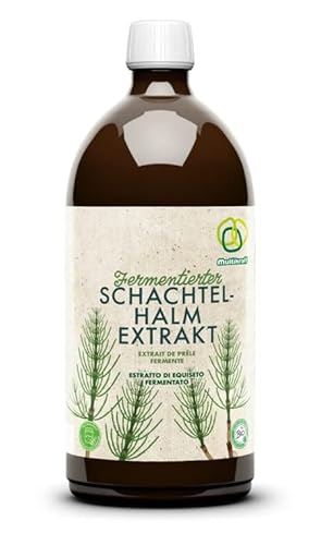 Multikraft Fermentierter Schachtelhalmextrakt - stärkt Pflanzenzellen, die Blattoberfläche & Zellwände der Pflanzen - ideal für Garten, Gemüse, Zierpflanzen, Obst & Weinbau, Bio-zertifiziert, 1 Liter von Multikraft