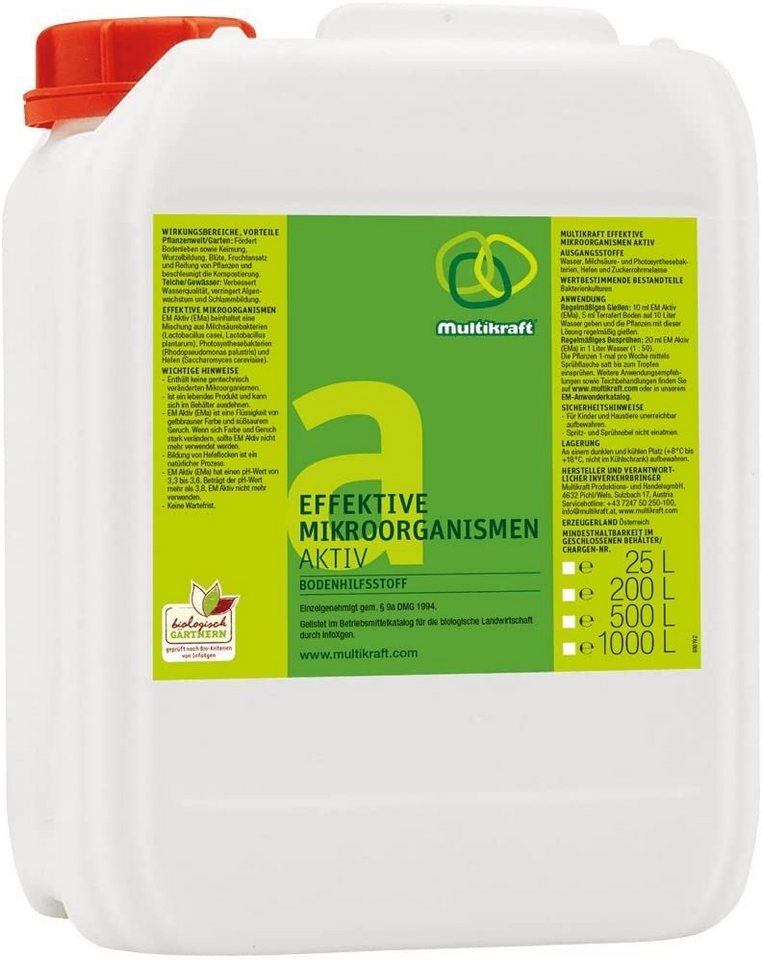 Multikraft Gartenbau-Substrat Bodenhilfsstoff EM-Aktiv von Multikraft