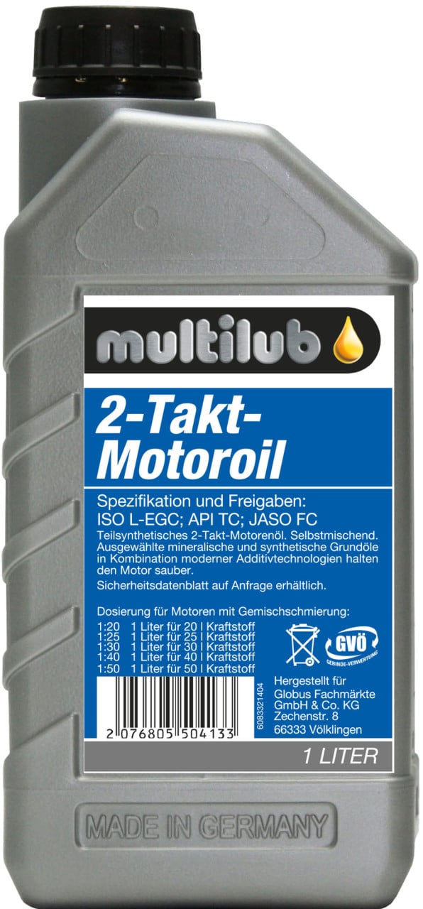 Multilub Motoröl 2-Takt 1L von Multilub