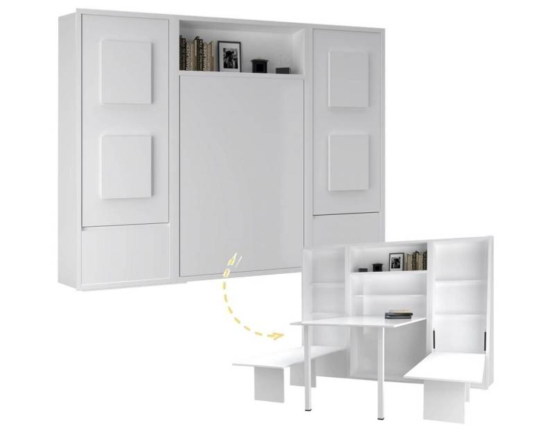 Multimo Klapptisch Multimo Secret table, Klapptisch mit 2 Bänken, vertikal klappbar von Multimo