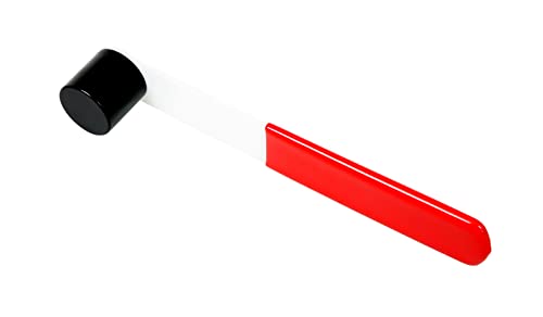 Multipick Schlagschlüssel Hammer I - Das ideale Schlag-Werkzeug für alle Schlag-Schlüssel Sets!Hochflexibel - Made in Germany - für Anfänger bis Profi im Schlüsseldienst Rot-weiß von Multipick