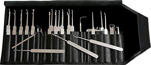 MULTIPICK ELITE 37 Profi Dietrich Set - [37 Teile] Made in Germany - Lockpick Tool, Schlösser knacken - Lock Picks inkl. Spanner - Schloss picking - Pick Set - Lockpicking Kit von Multipick