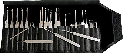 MULTIPICK ELITE 37 Lockpicking Set [37 Teile | Made in Germany] Lockpick Tool, Schlösser knacken - Lock Picks inkl. Spanner - Schloss picking - Profi Dietrich Set - Lockpicking Kit - Pick Set von Multipick