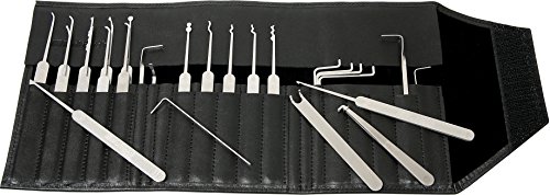 Multipick ELITE 27 Profi Dietrich Set - Made in Germany - Lockpicking-Set - hiermit lässt sich JEDE Tür öffnen - 27 Teile von Multipick