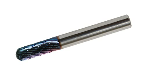 Hartmetall Frässtift mit Stirnverzahnung 6 mm x 50 mm für alle Stahlsorten bis 60 HRC von Multipick Schlüsseldienst Tür-Schlossfräser von Multipick