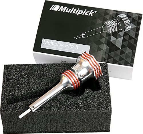 MULTIPICK Flipper [Made in Germany] Lock Picking Tool - Lockpicking - Schlösser knacken - Locksmith Tool zum Schlossknacken & Schlosserwerkzeug - Schloss Öffnungswerkzeug von Multipick