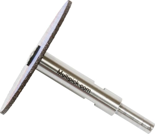 Multipick - Mini Trennscheiben-Halter, inkl. 2 Mini-Trennscheiben in höchster Qualität für feine Trenn- und Schleifarbeiten - 6 mm Schaft Schlüsseldienst Werkzeug von Multipick